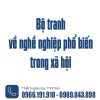 Bộ tranh về nghề nghiệp phổ biến trong xã hội
