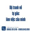 Bộ tranh về tự giác làm việc của mình