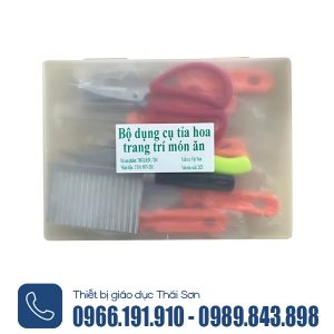 Bộ dụng cụ tỉa hoa trang trí món ăn