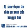 Bộ tranh về quan tâm chăm sóc người thân trong gia đình